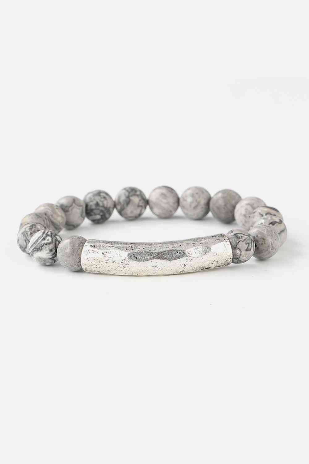 Natural Stone Beaded Bracelet - Premium bracelet -  Follower Of Faith Apparel Accessories, Christian bracelet, jewelry, natural stone beaded bracelet, Ship From Overseas, stone bead bracelet, Y.Q@Jew Shop our Christian T-Shirts & Apparel