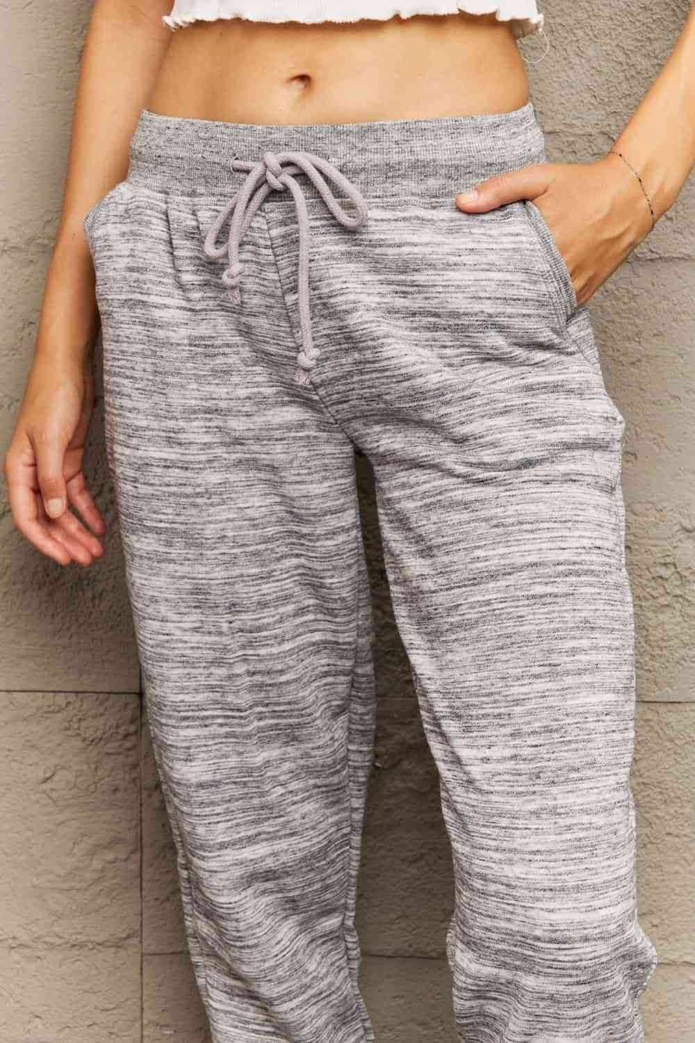 Ninexis Full Size Tie Waist Long Sweatpants - Premium Joggers -  Follower Of Faith Appareljoggers, ladies bottoms, ladies joggers, Ninexis, ninexis joggers long length, Ship From Overseas, stylish sweatpants, sweatpants for ladies Shop our Christian T-Shirts & Apparel