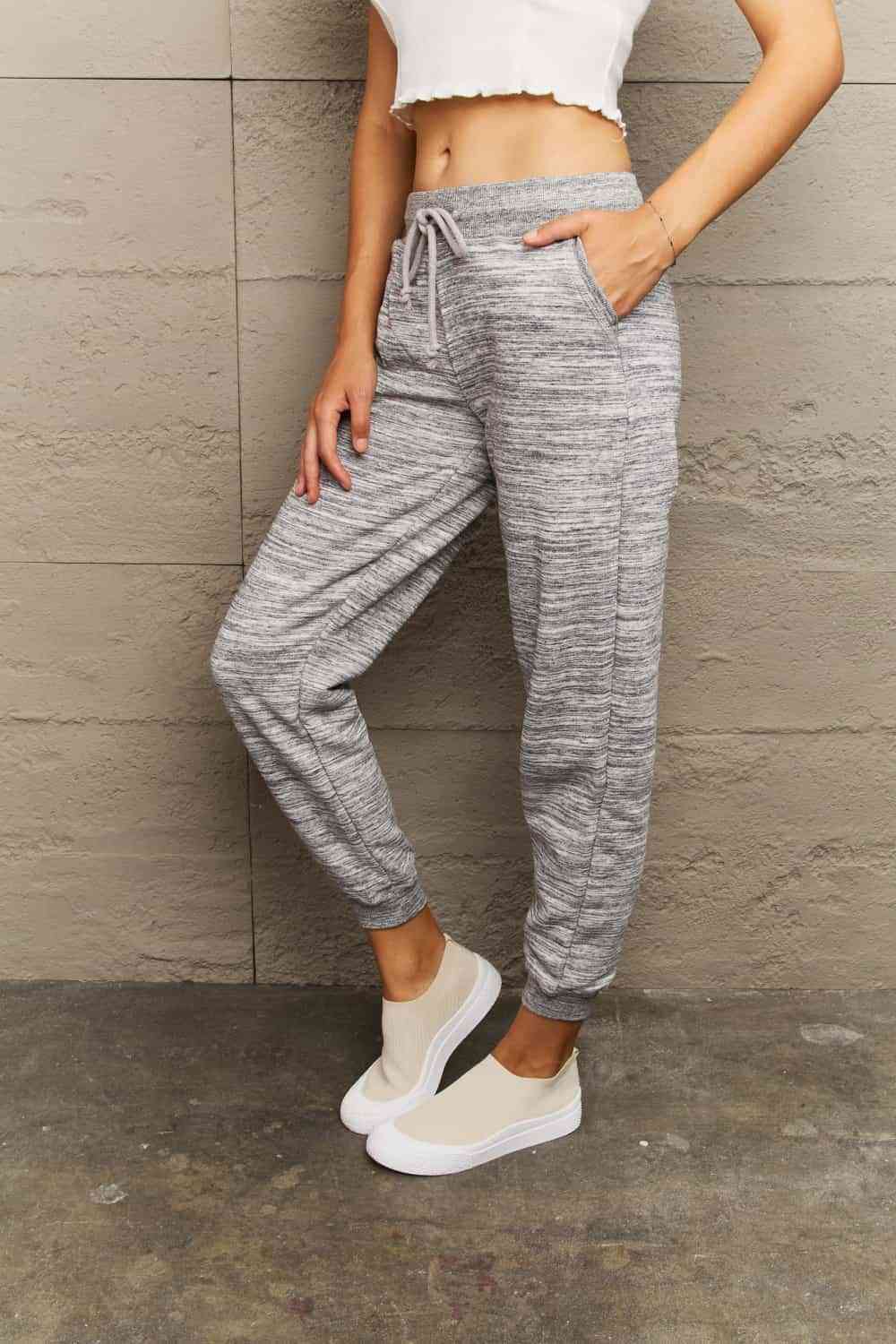 Ninexis Full Size Tie Waist Long Sweatpants - Premium Joggers -  Follower Of Faith Apparel joggers, ladies bottoms, ladies joggers, Ninexis, ninexis joggers long length, Ship From Overseas, stylish sweatpants, sweatpants for ladies Shop our Christian T-Shirts & Apparel