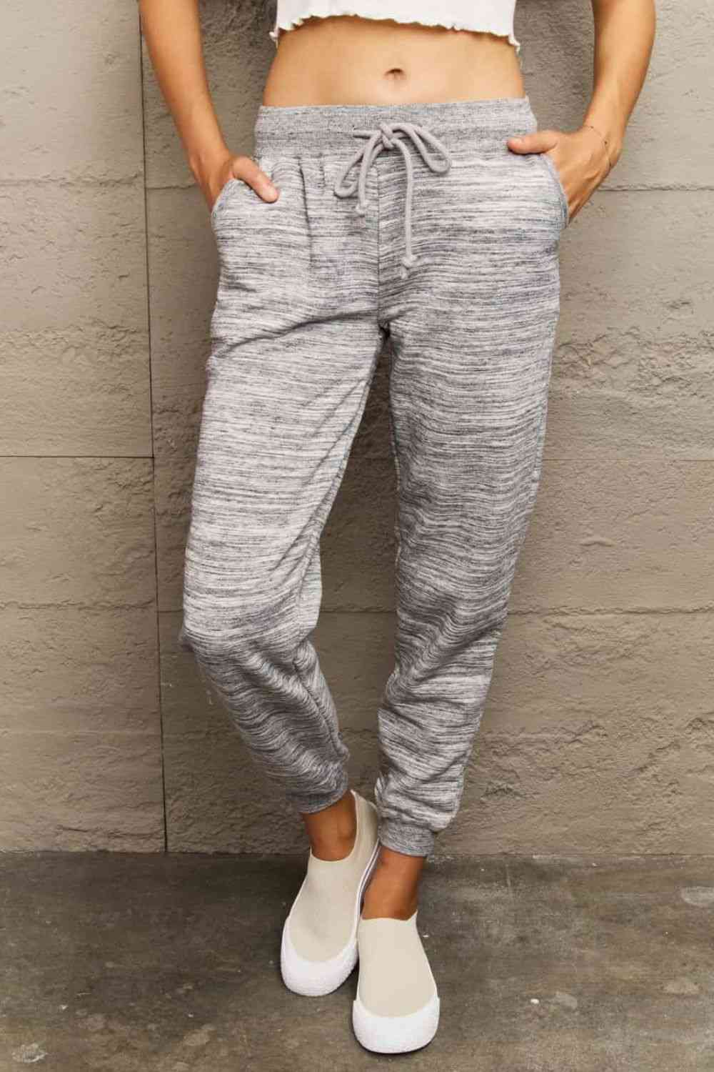 Ninexis Full Size Tie Waist Long Sweatpants - Premium Joggers -  Follower Of Faith Apparel joggers, ladies bottoms, ladies joggers, Ninexis, ninexis joggers long length, Ship From Overseas, stylish sweatpants, sweatpants for ladies Shop our Christian T-Shirts & Apparel