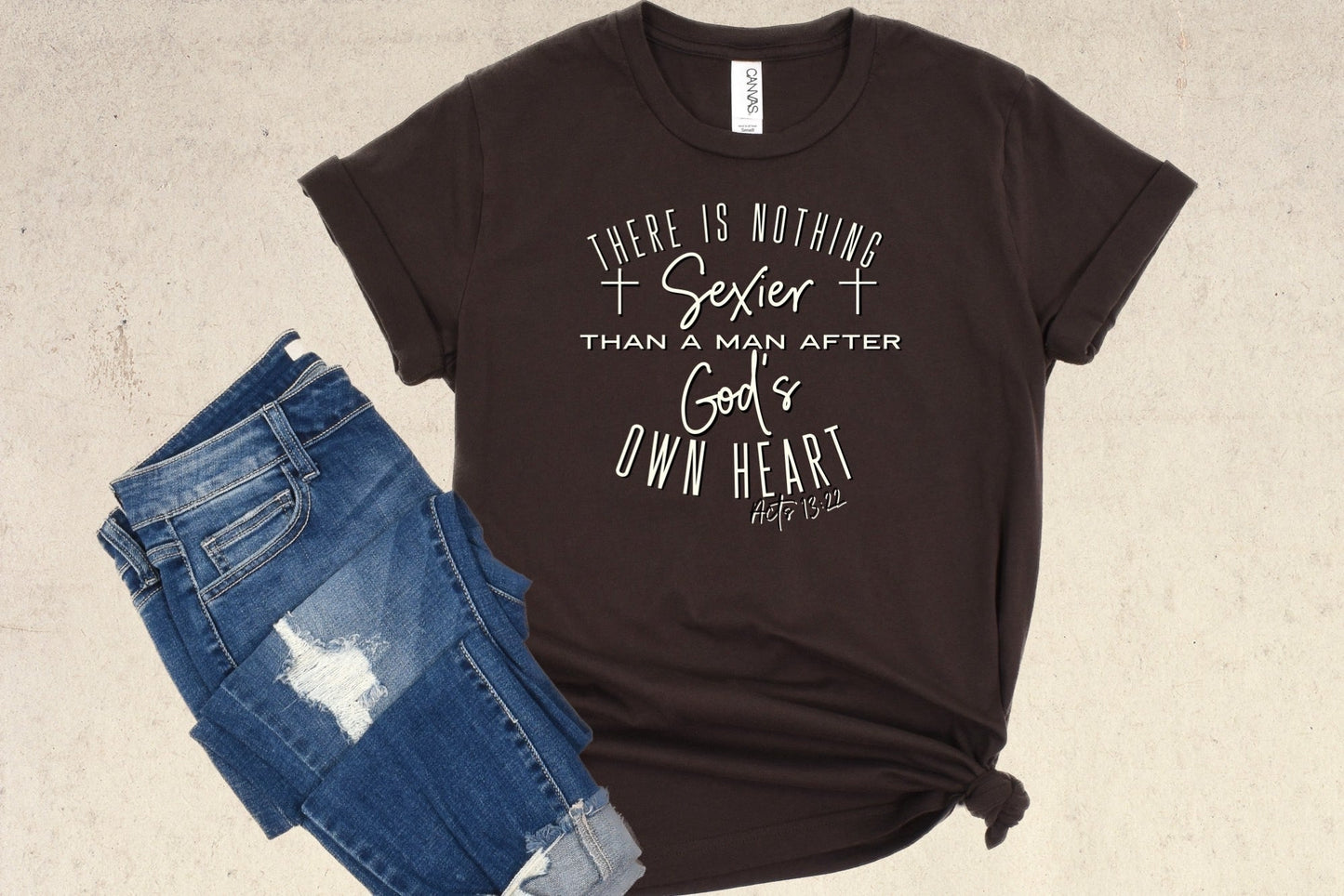 Nothing Sexier Than A Man After God’s Own Heart Ladies T-Shirt - Premium Ladies T-Shirt -  Follower Of Faith ApparelBible verse t shirt, Cotton, Crew neck, DTG, Faith t shirts for women, Funny Christian tees, humorous Christian T shirts, Ladies Christian tees, Ladies short sleeve, Neck Labels, New, Regular fit, T-shirts, There’s nothing sexier than a man after gods own heart, Unisex, Women's Clothing Shop our Christian T-Shirts & Apparel