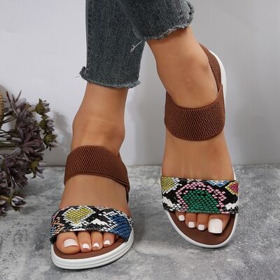 PU Leather Open Toe Low Heel Sandals (several styles) - Premium Ladies Sandals -  Follower Of Faith Apparel Beach sandals, H@Y@H@E, new, new arrival, new arrivals, Open toe sandals, Sale, Sandals, Ship From Overseas, Shipping delay January 25 - February 18, Vacation sandals, Womens sandals, Women’s sandals Shop our Christian T-Shirts & Apparel