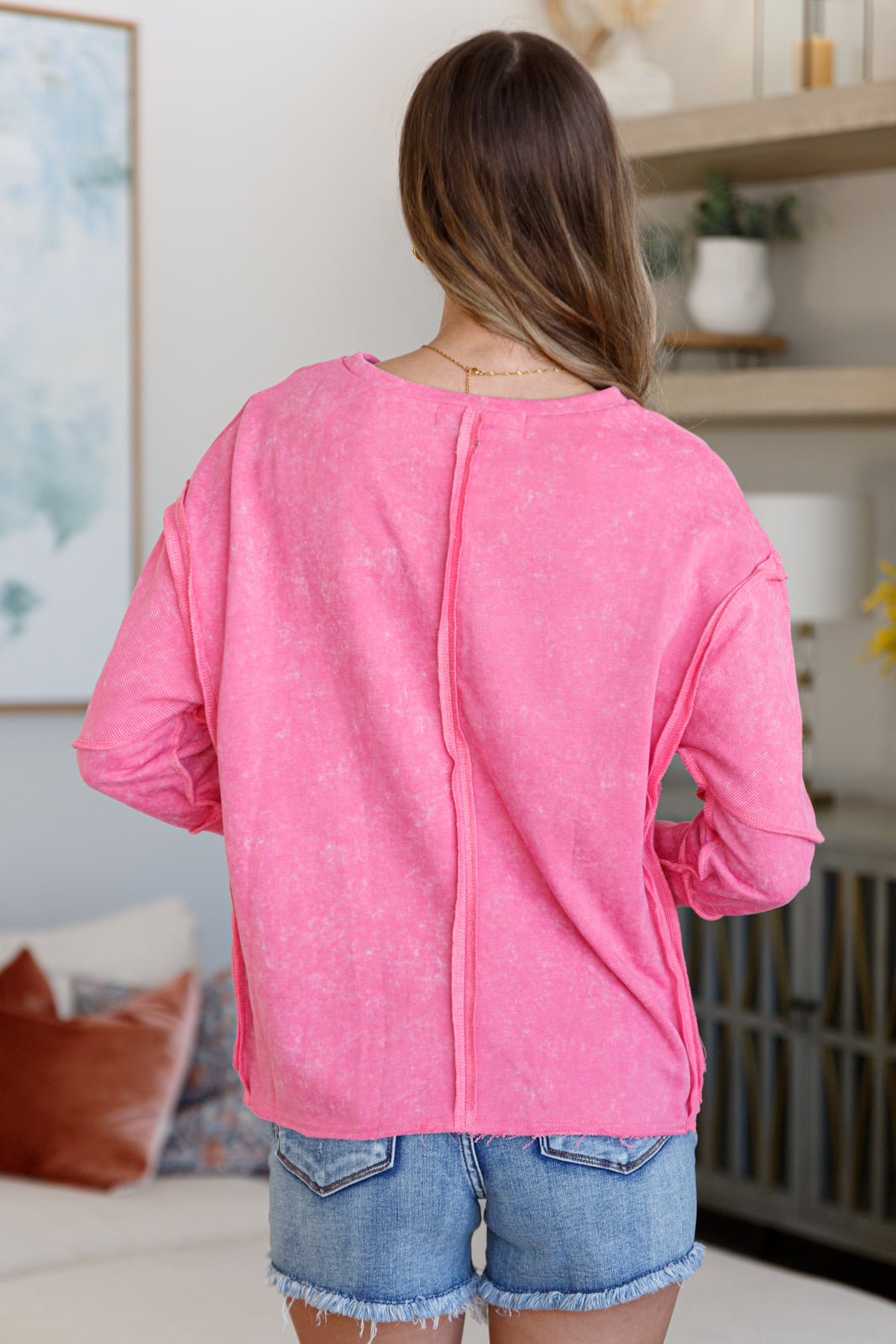 Patch Things Up Patchwork Long Sleeve Sweatshirt - Premium Ladies Long Sleeve -  Follower Of Faith Apparel 2-8-2024, 2XL, 3XL, Hot Pink, Ladies long sleeve, Ladies Long Sleeve Tee, Large, Medium, One Eleven North, Patchwork long sleeve, Seam exposed long sleeve, Small, Tops, Valentine 24, XL Shop our Christian T-Shirts & Apparel