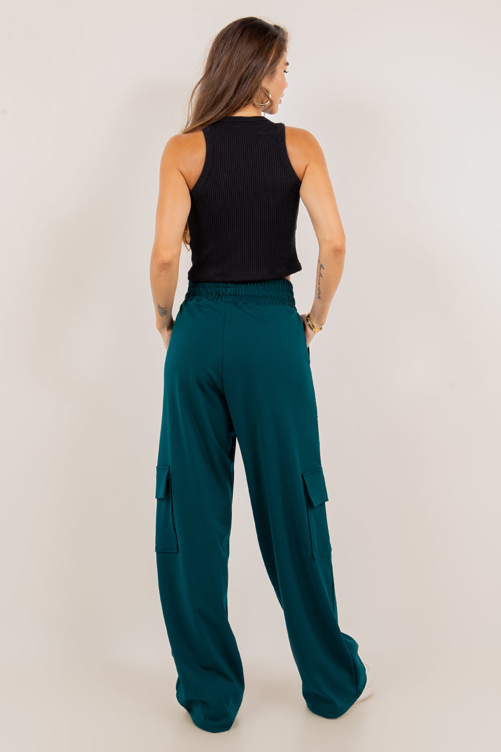 Ponte Stretch Cargo Pants In Five Colors - Premium Womens -  Follower Of Faith Apparel 1XL, 2XL, 3XL, Ave Marketplace, Bottoms, Closed Preorder, ladies bottoms, Large, Medium, P8-16-2023, Small, stylish sweatpants, Sweatpants, sweatpants for ladies, XL Shop our Christian T-Shirts & Apparel