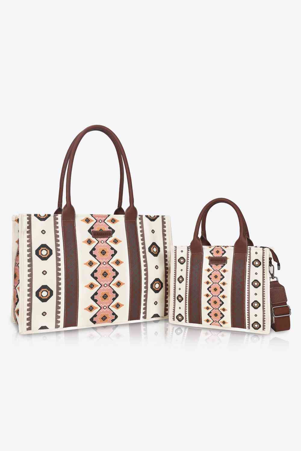 Printed PU Leather Shoulder Bag - Premium Bag -  Follower Of Faith Apparel Bags, Boho bag, Ladies hand bag, Ladies purse, Ladies purse bags, Overnight bag, Purse, Purses, Ship From Overseas, Southwest, Striped bag, Tote bag, Travel bag, WAN&KELO, Weekender Bags Shop our Christian T-Shirts & Apparel