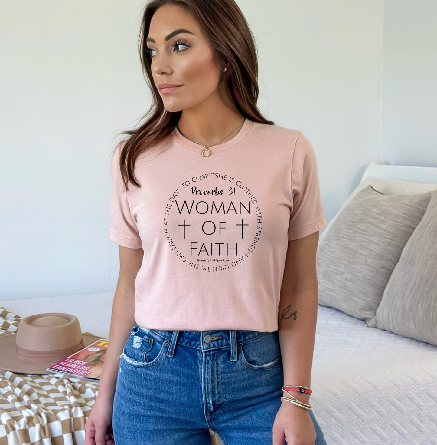 Proverbs 31 Woman Of Faith T-Shirt - Follower Of Faith Apparel