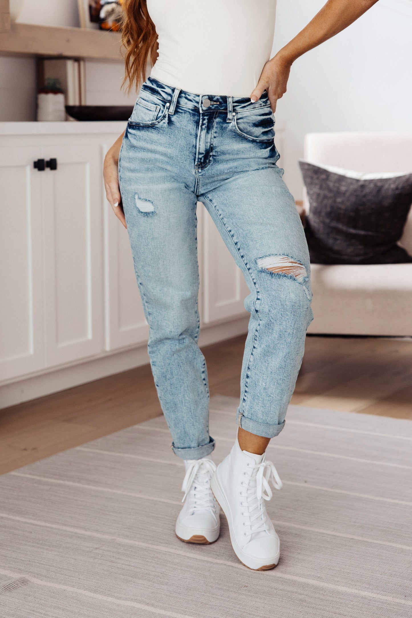 Risen My Way Boyfriend Jeans - Premium Womens -  Follower Of Faith Apparel #1, #3, #5, 10-12-2023, 11, 13, 15, 1XL, 1XL23, 2XL, 3XL, 3XL23, 7, 9, ASF11-10-2023, ASF11-9-2023, ASFWINTER23, Ave Marketplace, Bottoms, D23, Denim, Final Few Friday, flatrate, Indoor, Jayci, Jeans, Lifestyle, Risen, Risen Jeans, Sarah, winter23 Shop our Christian T-Shirts & Apparel