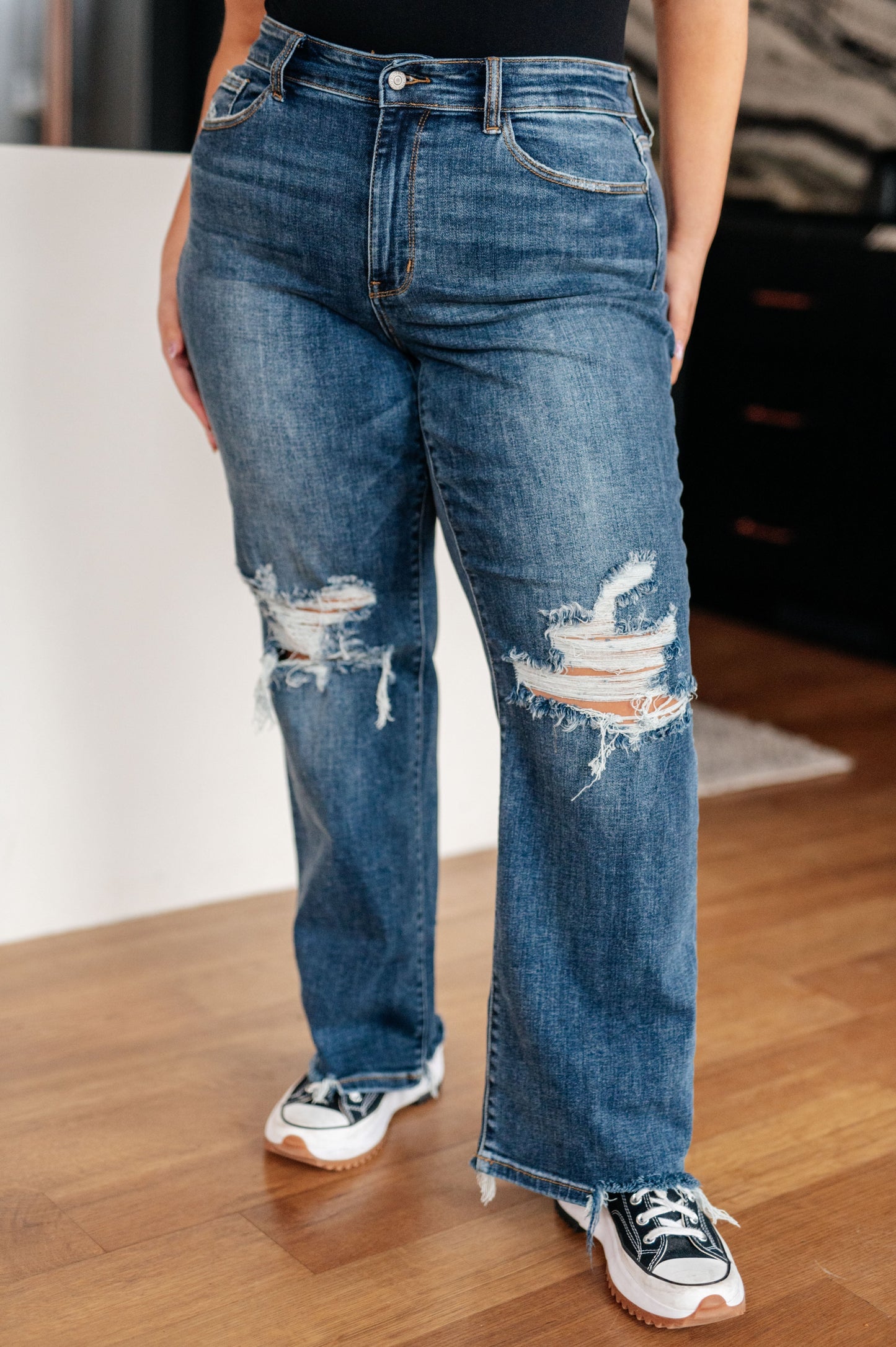 Rose High Rise 90's Straight Jeans in Dark Wash - Premium Womens -  Follower Of Faith Apparel0/24, 1-18-2024, 1-2-2024, 1-26-2024, 1/25, 11-22-2023, 11/30, 12-12-2023, 12-14-2023, 12-15-2023, 12-7-2023, 13/31, 14W, 15/32, 16W, 18W, 2-1-2024, 2-2-2024, 2-6-2024, 2-8-2024, 2-9-2024, 20W, 22W, 24W, 3/26, 5/27, 7/28, 9/29, ASF1-9-2024, ASF12-21-2023, Bottoms, Denim, flatrate, JB1-17-2024, JB11-22-2023, JBAvailableNow, JBEVERGREEN, Judy Blue, Restocks, SB58 Shop our Christian T-Shirts & Apparel