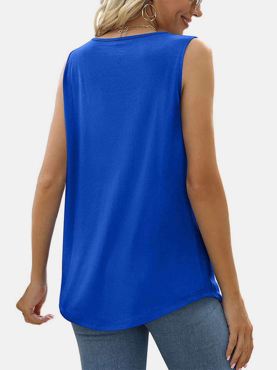 Ruched Square Neck Tank Top (several colors) - Premium Ladies Tank Top -  Follower Of Faith Apparel GZYD, Ladies summer tank tops, ladies tank top, Ladies Tank Tops, new arrival, new arrivals, Sale, Ship From Overseas, Square neck, summer tank tops, Tank Tops, womens apparel, Womens summer tops, Womens tank top, Womens top, Women’s tank top Shop our Christian T-Shirts & Apparel