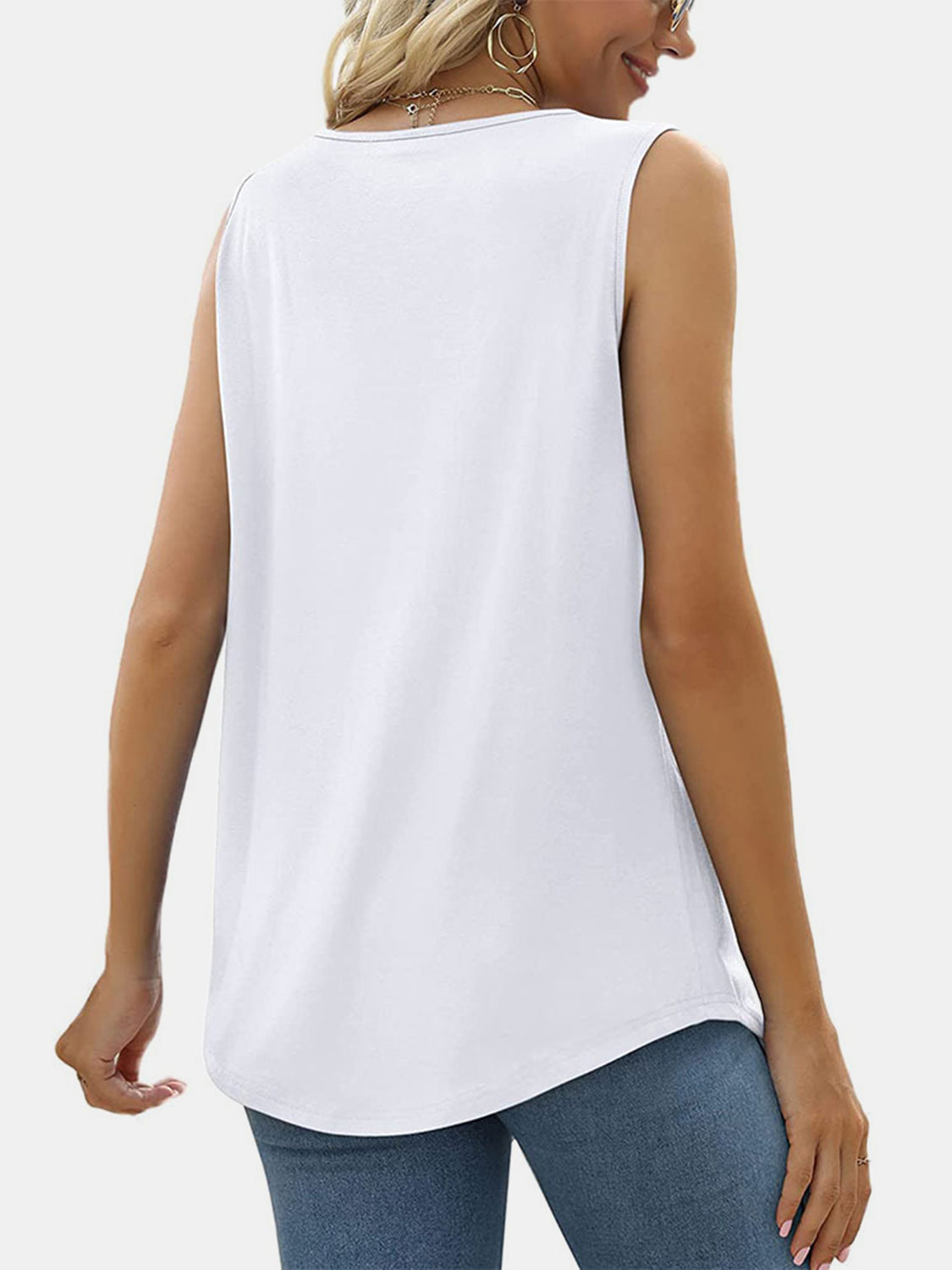 Ruched Square Neck Tank Top (several colors) - Premium Ladies Tank Top -  Follower Of Faith Apparel GZYD, Ladies summer tank tops, ladies tank top, Ladies Tank Tops, new arrival, new arrivals, Sale, Ship From Overseas, Square neck, summer tank tops, Tank Tops, womens apparel, Womens summer tops, Womens tank top, Womens top, Women’s tank top Shop our Christian T-Shirts & Apparel