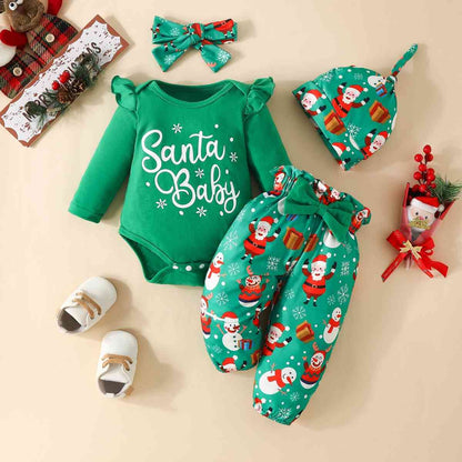 SANTA BABY Onesie and Pants Set - Premium Baby Set -  Follower Of Faith Apparel Baby Christmas clothing, Baby Christmas set, Baby set, Baby sets, R@Z@L@X, Santa baby set, Ship From Overseas Shop our Christian T-Shirts & Apparel