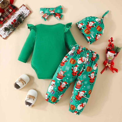 SANTA BABY Onesie and Pants Set - Premium Baby Set -  Follower Of Faith Apparel Baby Christmas clothing, Baby Christmas set, Baby set, Baby sets, R@Z@L@X, Santa baby set, Ship From Overseas Shop our Christian T-Shirts & Apparel