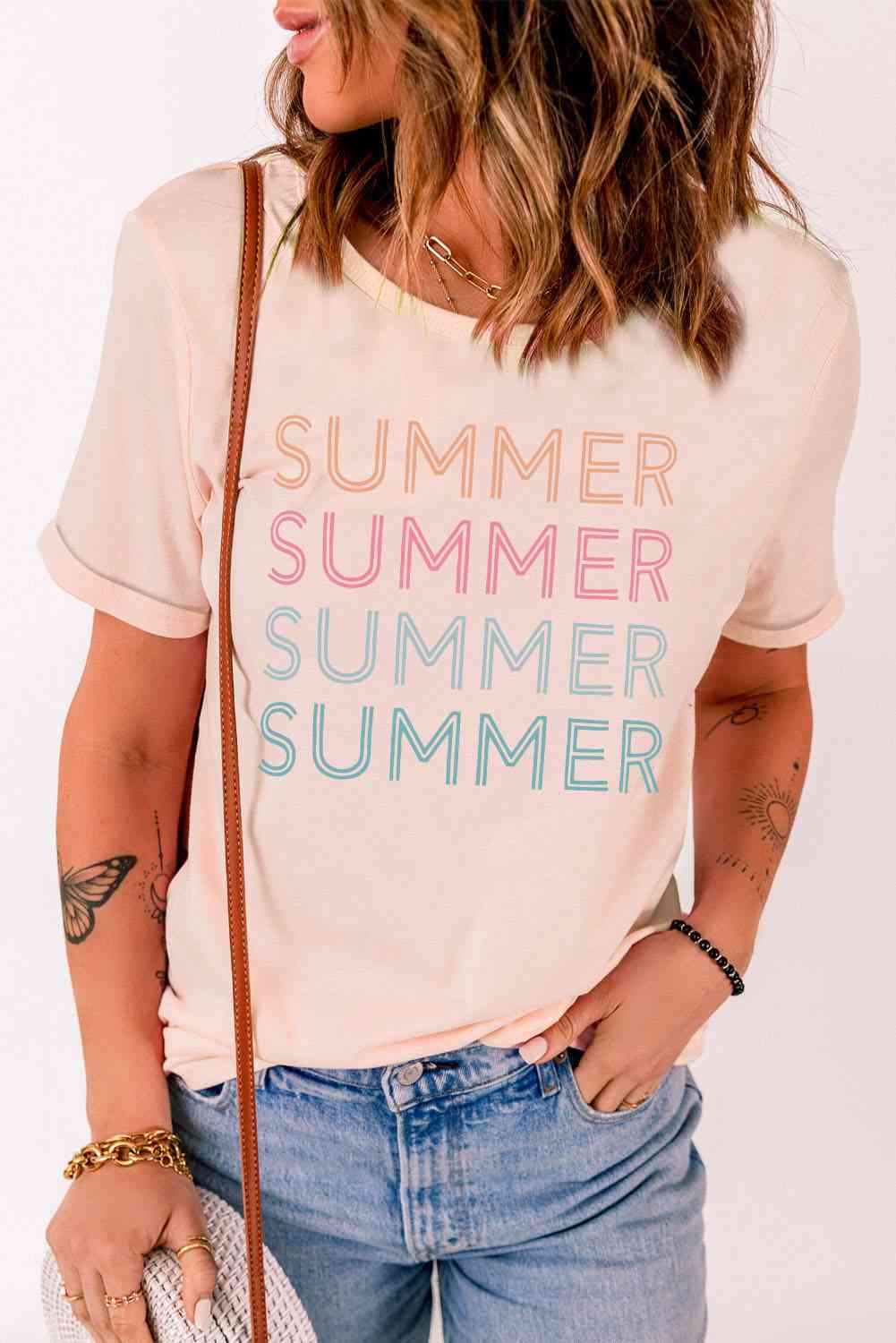 SUMMER Minimalist Ladies T-Shirt - Follower Of Faith Apparel