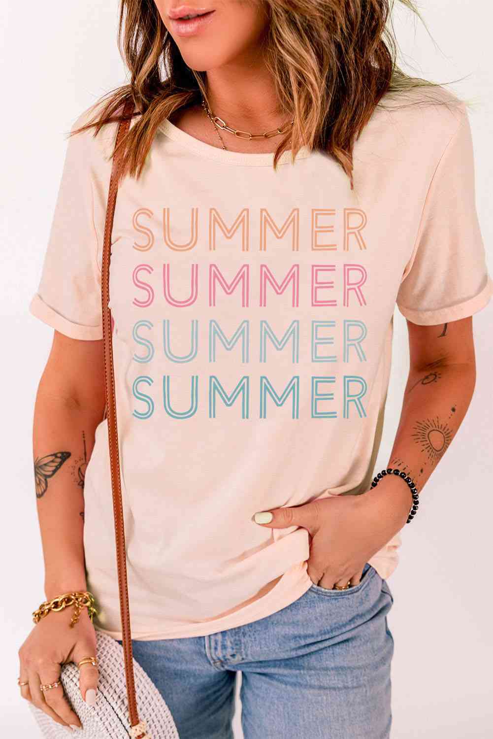 SUMMER Minimalist Ladies T-Shirt - Follower Of Faith Apparel