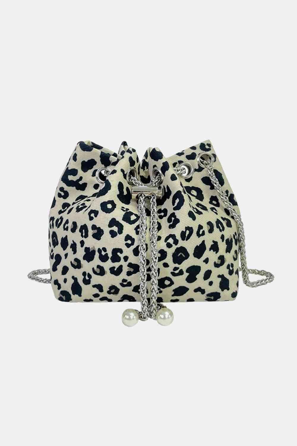 Small Animal Print Nylon Bucket Bag - Premium Bag -  Follower Of Faith Apparel Bags, Cow print bag, Leopard bag, Ship From Overseas, Small bag, Travel bag, W.B Shop our Christian T-Shirts & Apparel