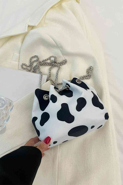 Small Animal Print Nylon Bucket Bag - Premium Bag -  Follower Of Faith Apparel Bags, Cow print bag, Leopard bag, Ship From Overseas, Small bag, Travel bag, W.B Shop our Christian T-Shirts & Apparel