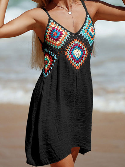 Spaghetti Strap Crochet Top Ladies Cover-Up Dress (several colors) - Premium Ladies Coverup -  Follower Of Faith Apparel Beach cover up for women, Boho swim suit cover up, C@Y, Crochet top boho Cover up, new arrival, new arrivals, Sale, Ship From Overseas, Stylish beach cover up, Summertime cover up for women, Swimsuit cover up, Womens cover up, Womens swimsuit cover up dress Shop our Christian T-Shirts & Apparel