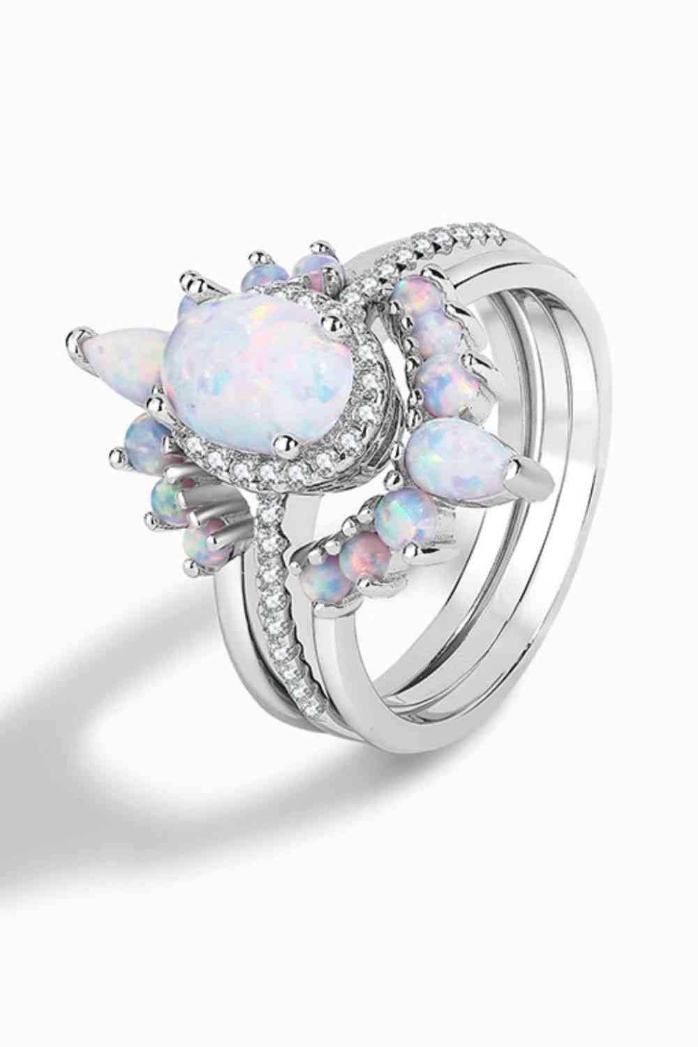 Sterling Silver Opal Ring - Premium Ring -  Follower Of Faith Apparel CHAMSS, Engagement ring, engagement rings, High quality promise, promise ring, Shipping delay February 4 - February 17, unique promise ring Shop our Christian T-Shirts & Apparel