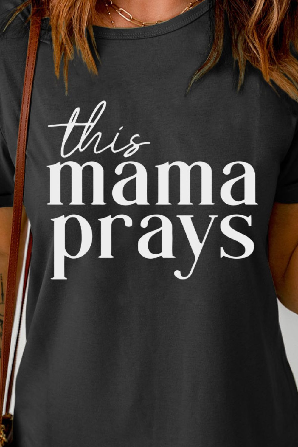 THIS MAMA PRAYS Ladies T-Shirt - Premium Ladies T-Shirt -  Follower Of Faith Apparel Christian T shirt, Christian T shirt for women, Christian t shirts for ladies, Christian tees, Christian tshirt, Ladies Christian t shirt, new arrival, new arrivals, Prayer t shirt, Prayer tee, Sale, Ship From Overseas, SYNZ, This mom prays, This momma prays tee, Womens Christian t shirts Shop our Christian T-Shirts & Apparel