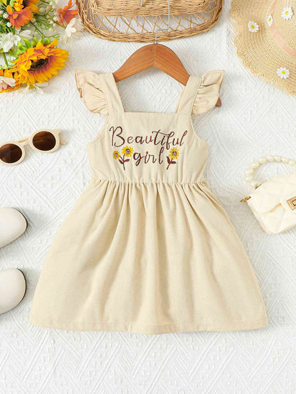 TODDLER GIRL Embroidered Graphic Square Neck Dress - Premium Toddler Set -  Follower Of Faith Apparel M.B, Ship From Overseas, Toddler, toddler girl, Toddler set, Toddlers Shop our Christian T-Shirts & Apparel