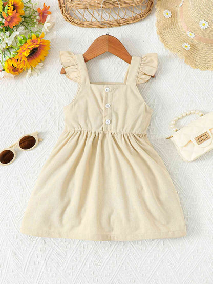 TODDLER GIRL Embroidered Graphic Square Neck Dress - Premium Toddler Set -  Follower Of Faith Apparel M.B, Ship From Overseas, Toddler, toddler girl, Toddler set, Toddlers Shop our Christian T-Shirts & Apparel