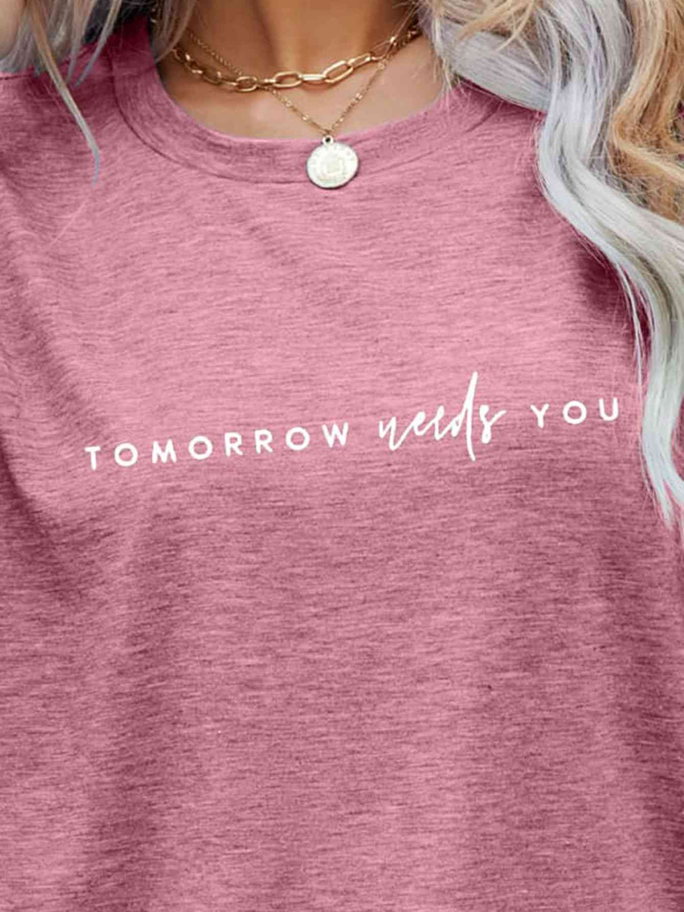 TOMORROW NEEDS YOU Graphic Tee{{ shop.domain }TrendsiChangeable, Christian T shirt, Christian T shirt for women, Christian T Shirts, Christian t shirts f