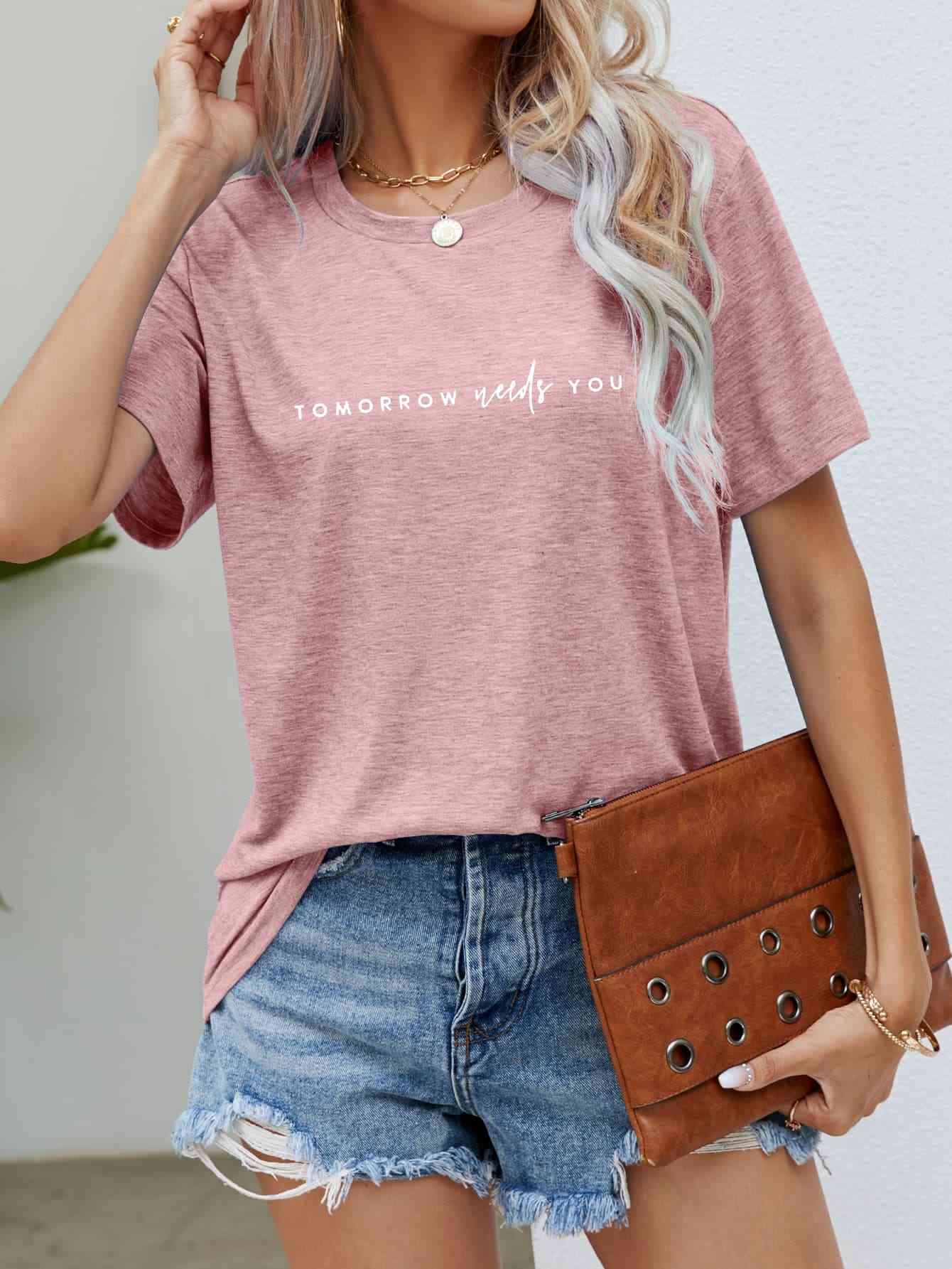 TOMORROW NEEDS YOU Graphic Tee{{ shop.domain }TrendsiChangeable, Christian T shirt, Christian T shirt for women, Christian T Shirts, Christian t shirts f