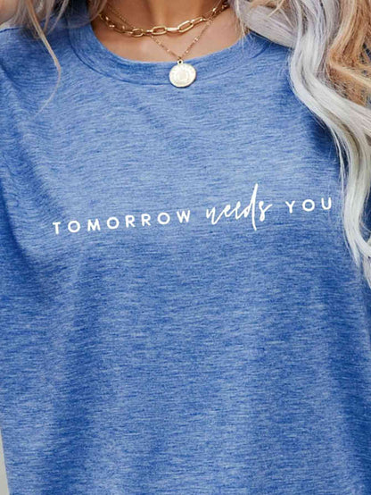 TOMORROW NEEDS YOU Graphic Tee{{ shop.domain }TrendsiChangeable, Christian T shirt, Christian T shirt for women, Christian T Shirts, Christian t shirts f