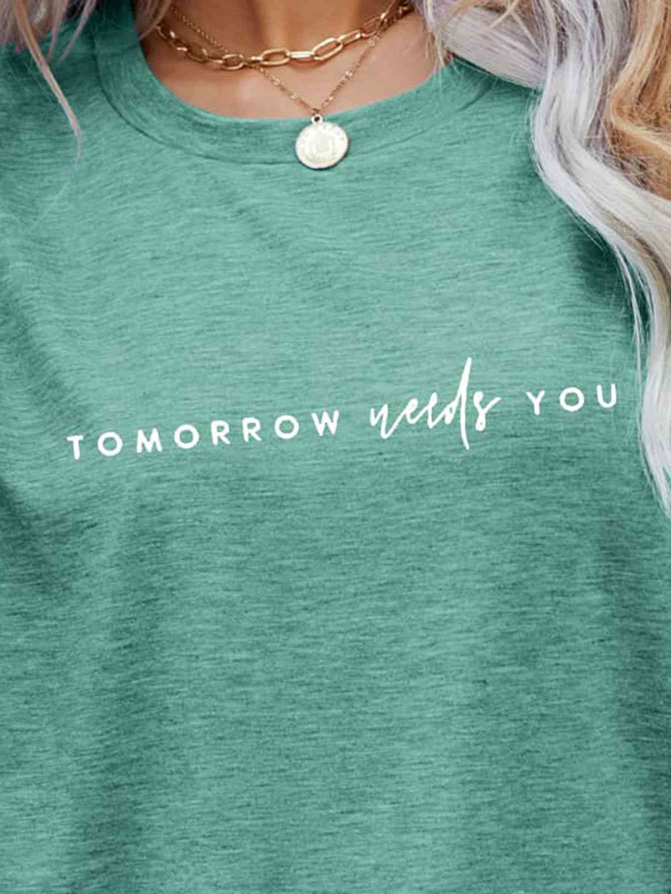 TOMORROW NEEDS YOU Graphic Tee{{ shop.domain }TrendsiChangeable, Christian T shirt, Christian T shirt for women, Christian T Shirts, Christian t shirts f