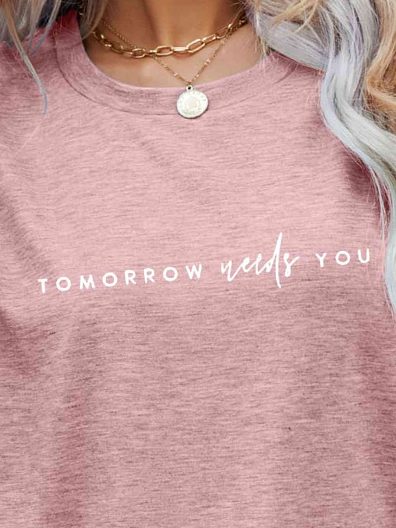 TOMORROW NEEDS YOU Graphic Tee{{ shop.domain }TrendsiChangeable, Christian T shirt, Christian T shirt for women, Christian T Shirts, Christian t shirts f