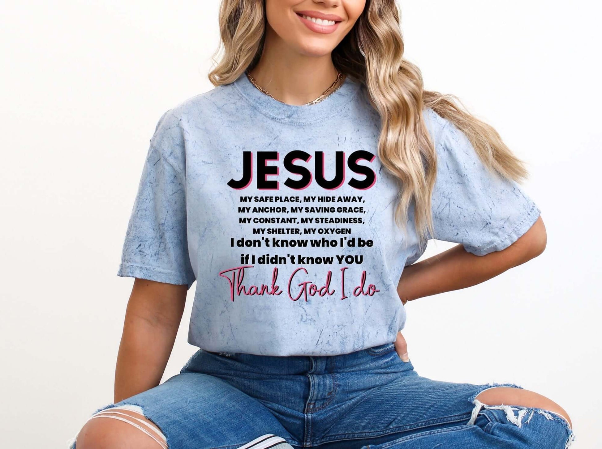 "Thank God I Do" Lyrics Color Blast T-Shirt - Premium T-Shirt -  Follower Of Faith Apparel Christian color blast t shirts, Christian Mineral wash t shirts, Christian song lyrics tee, Christian Vintage apparel, Cotton, DTG, Ladies short sleeve, Lauren Daigle thank god I do t shirt, new, Sale, T-shirts, Thank God i do song t shirt, Thank god I do tee, Unisex, Vintage Christian t shirt, Vintage Faith apparel, Women's Clothing Shop our Christian T-Shirts & Apparel