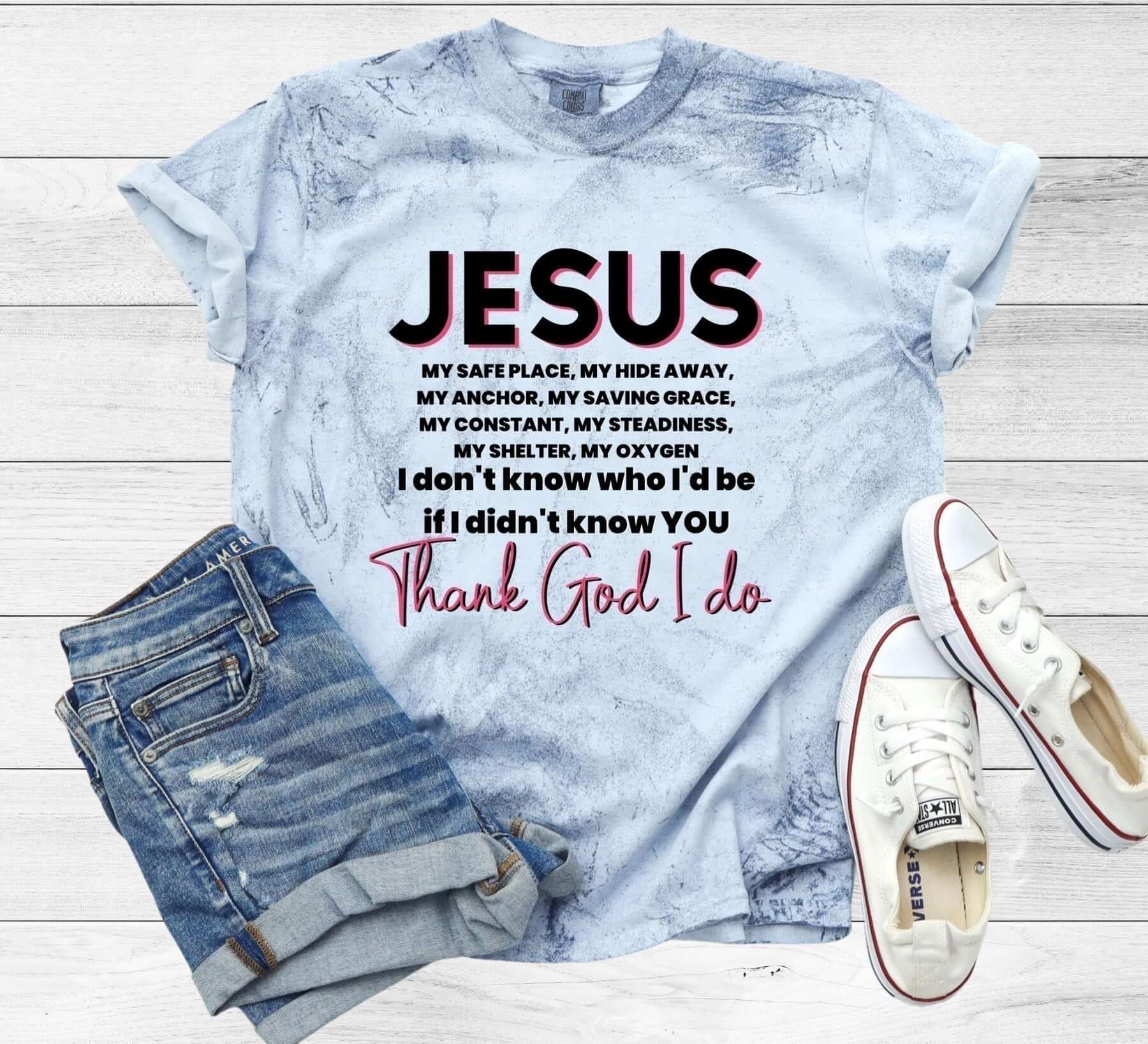 "Thank God I Do" Lyrics Color Blast T-Shirt - Premium T-Shirt -  Follower Of Faith Apparel Christian color blast t shirts, Christian Mineral wash t shirts, Christian song lyrics tee, Christian Vintage apparel, Cotton, DTG, Ladies short sleeve, Lauren Daigle thank god I do t shirt, new, Sale, T-shirts, Thank God i do song t shirt, Thank god I do tee, Unisex, Vintage Christian t shirt, Vintage Faith apparel, Women's Clothing Shop our Christian T-Shirts & Apparel