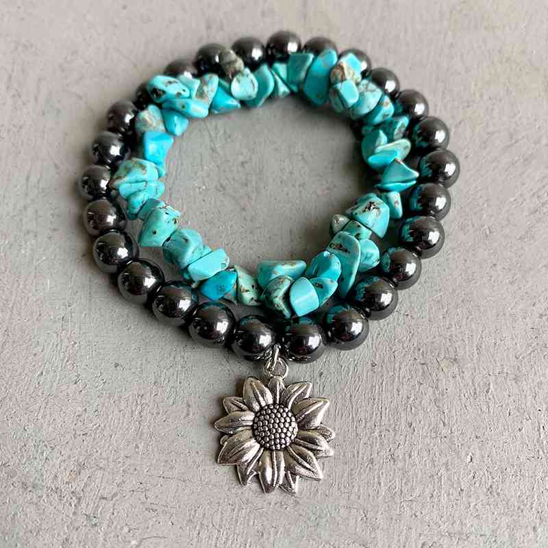 Turquoise Alloy Bracelet - Premium bracelet -  Follower Of Faith Apparel H.Y&F.J, Ship From Overseas Shop our Christian T-Shirts & Apparel