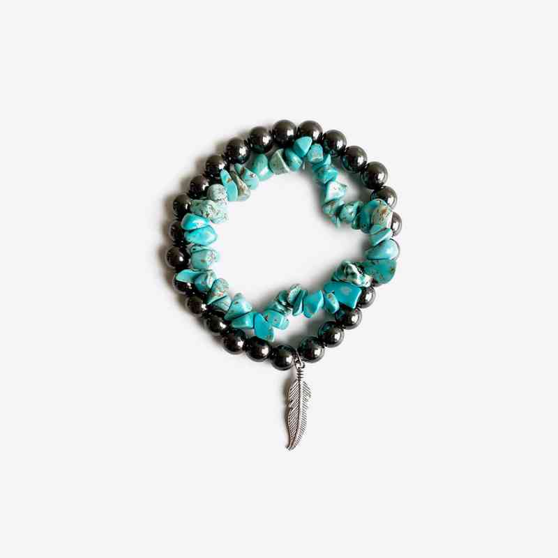 Turquoise Alloy Bracelet - Premium bracelet -  Follower Of Faith Apparel H.Y&F.J, Ship From Overseas Shop our Christian T-Shirts & Apparel