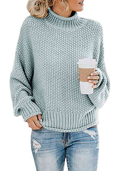 Turtleneck Dropped Shoulder Sweater - Premium Sweatshirt -  Follower Of Faith Apparel Best seller sweaters, Drizzle, Fall sweaters, Ladies sweatshirt, Ladies sweatshirts, new, new arrival, new arrivals, Ship From Overseas Shop our Christian T-Shirts & Apparel