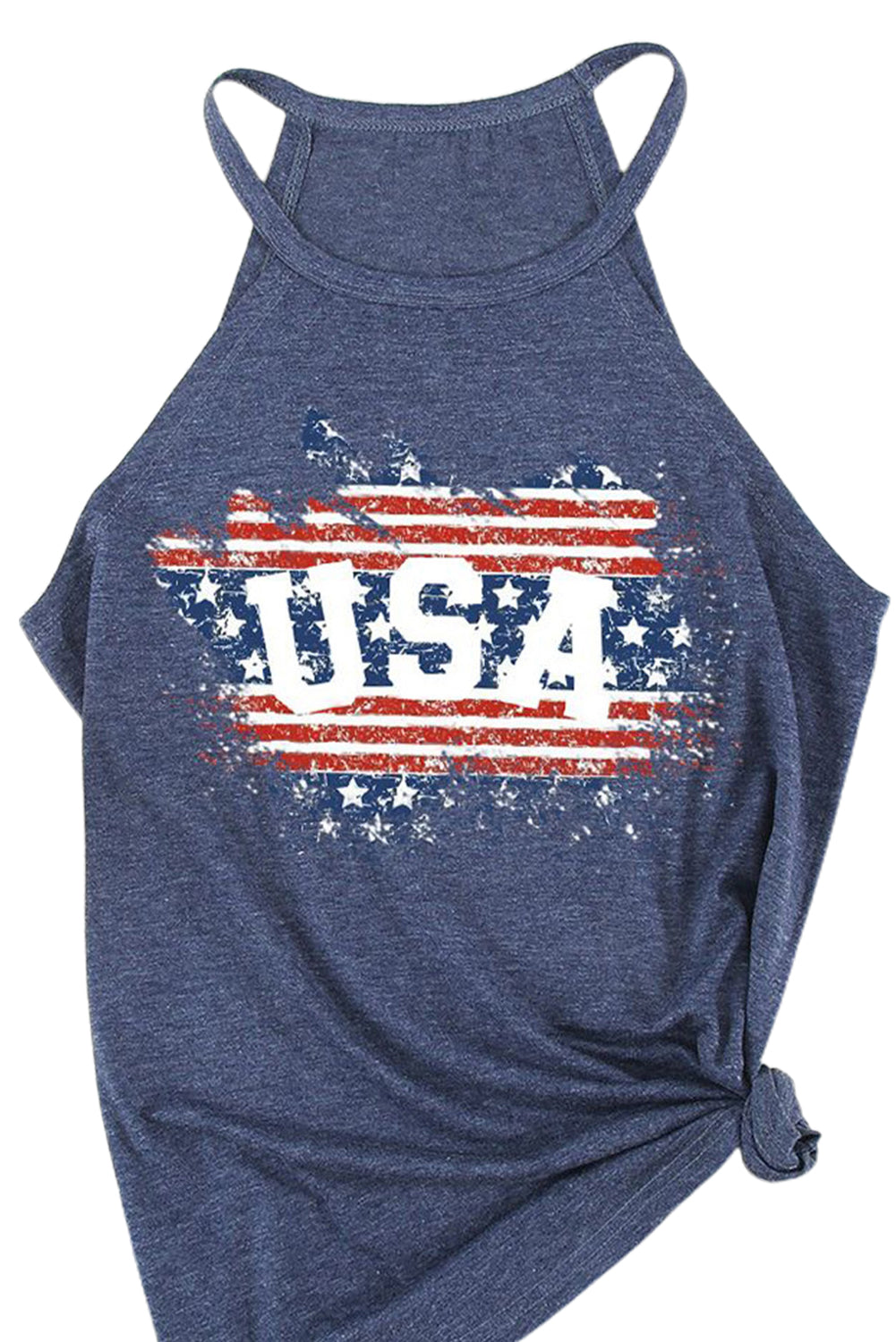 US Flag Graphic Tank - Premium Ladies Tank Top -  Follower Of Faith Apparel Ship From Overseas, SYNZ Shop our Christian T-Shirts & Apparel