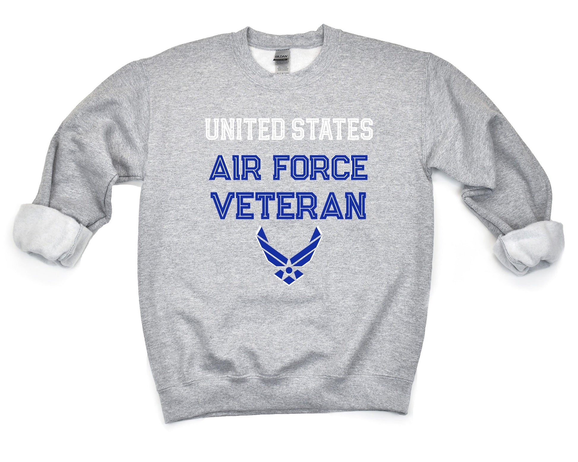 United States Air Force Veteran Men’s or Ladies Sweatshirt - Premium Men's Sweatshirt -  Follower Of Faith Apparel Air force, Crew neck, DTG, Men's Clothing, Men’s sweatshirt, Regular fit, Sweatshirts, Unisex, United States Air Force veteran clothing, United States military, Valentine's Day Picks, Veteran apparel, Women's Clothing Shop our Christian T-Shirts & Apparel