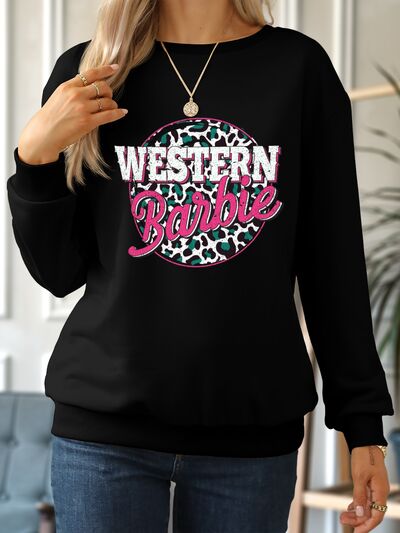 WESTERN BARBIE Ladies Sweatshirt - Follower Of Faith Apparel