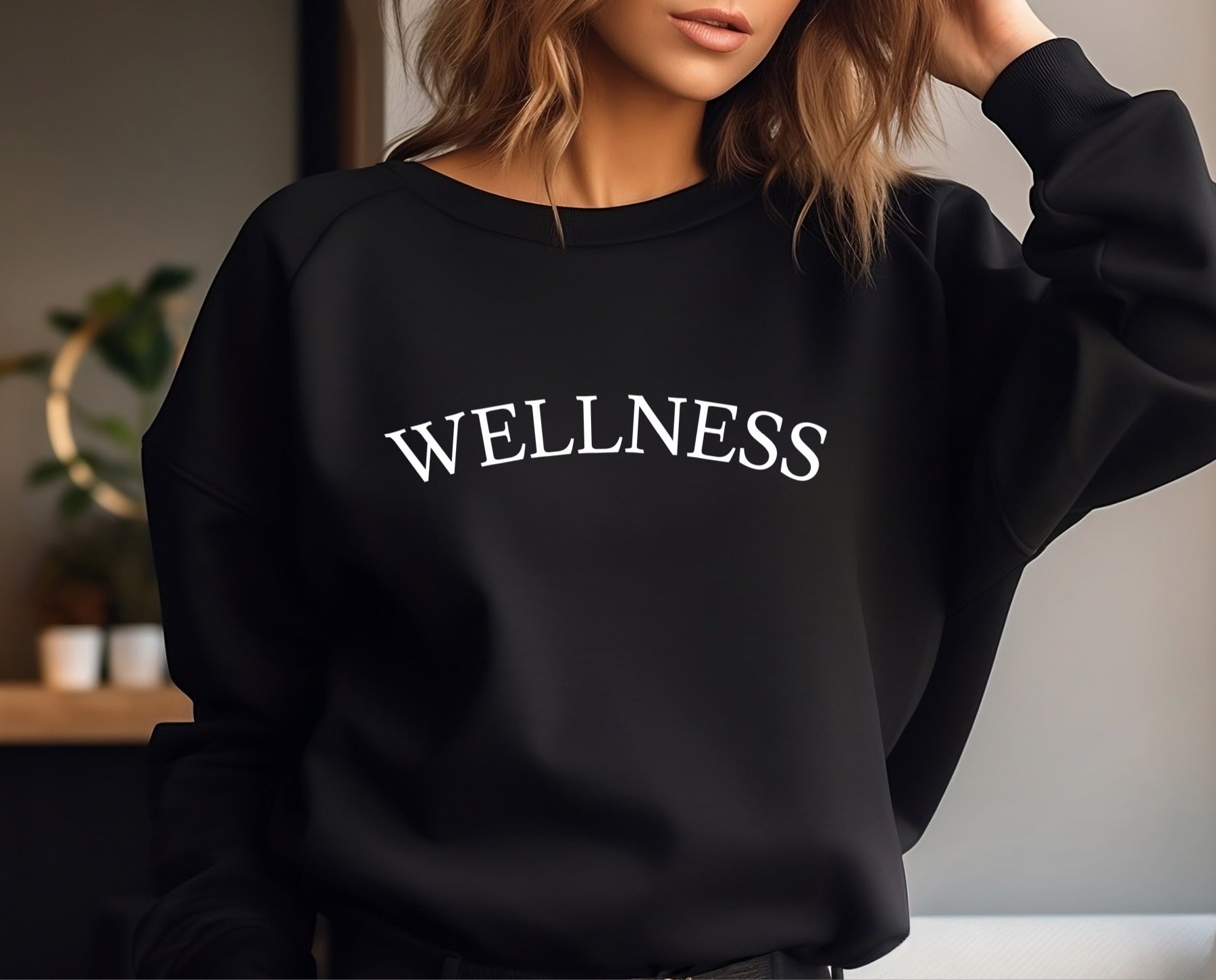 Wellness Ladies Minimalist Sweatshirt - Premium Sweatshirt -  Follower Of Faith ApparelChristian, Crew neck, DTG, Faith, fast delivery, Ladies sweatshirt, Minimalist Christian apparel, Minimalist sweatshirts, new, Regular fit, Sweatshirts, Unisex, Wellness sweatshirt, Wellness tee, Winter wear, Women's Clothing Shop our Christian T-Shirts & Apparel