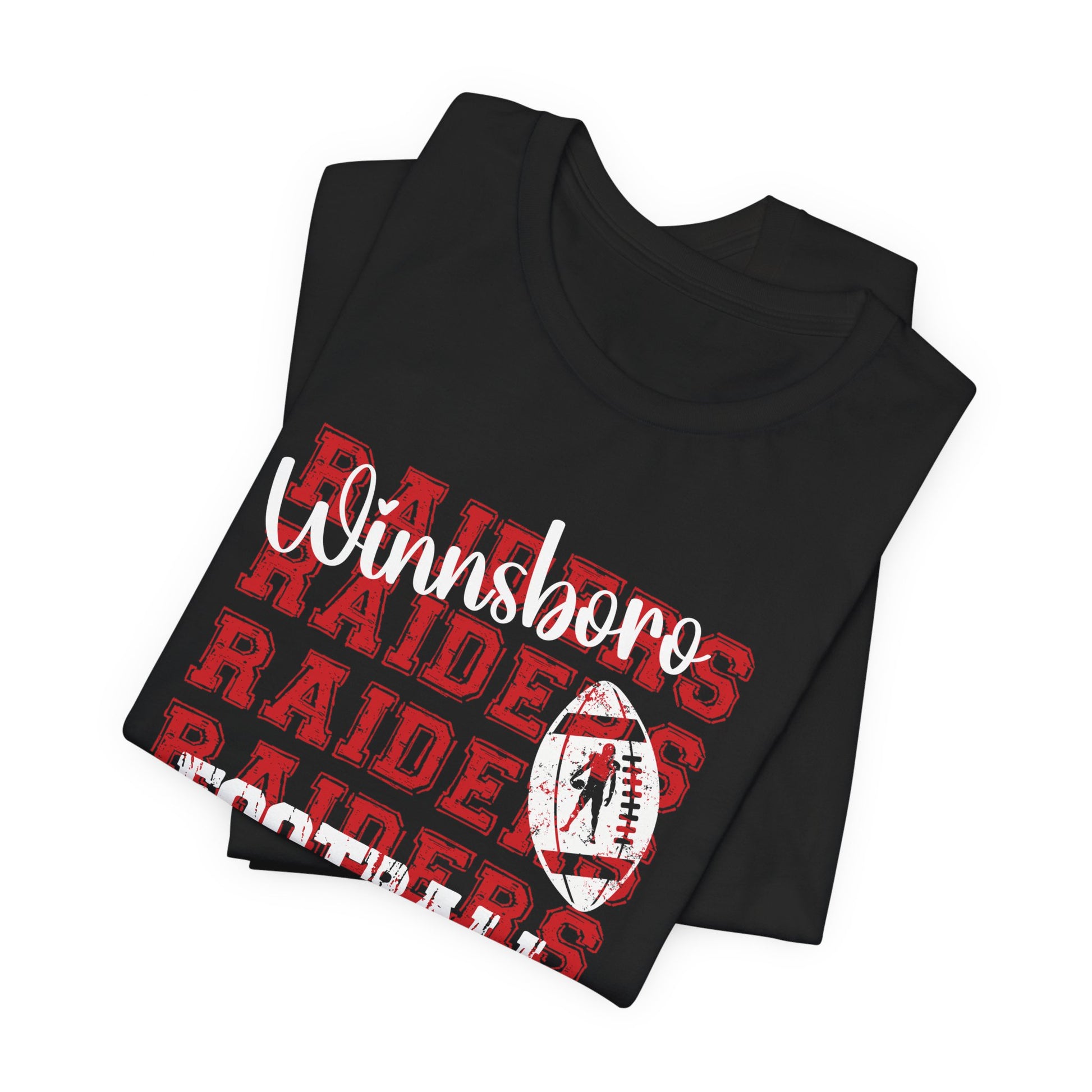 Winnsboro Raiders Football Shirt - Premium T-Shirt -  Follower Of Faith Apparel Cotton, Crew neck, DTG, Football season, Football shirt design, Football t shirts for parents, High school football, Hometown football tees, Ladies t shirt, Men's Clothing, Regular fit, T shirts for hometown football, T-shirts, TikTok, Unisex, Winnsboro high school football, Winnsboro red raider football, Winnsboro Texas, Women's Clothing, Women’s football clothing, Women’s football shirts Shop our Christian T-Shirts & Apparel