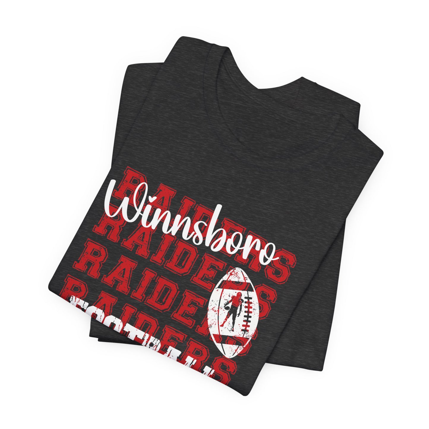 Winnsboro Raiders Football Shirt - Premium T-Shirt -  Follower Of Faith Apparel Cotton, Crew neck, DTG, Football season, Football shirt design, Football t shirts for parents, High school football, Hometown football tees, Ladies t shirt, Men's Clothing, Regular fit, T shirts for hometown football, T-shirts, TikTok, Unisex, Winnsboro high school football, Winnsboro red raider football, Winnsboro Texas, Women's Clothing, Women’s football clothing, Women’s football shirts Shop our Christian T-Shirts & Apparel