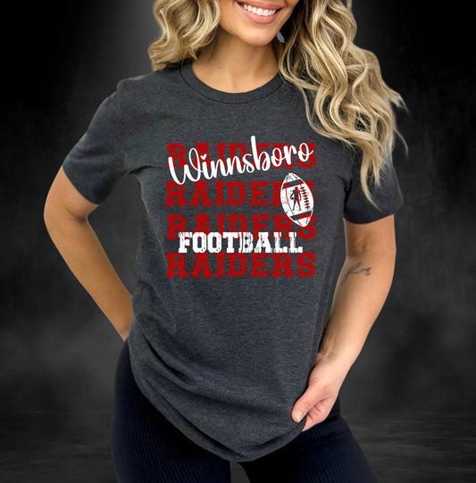 Winnsboro Raiders Football Shirt - Premium T-Shirt -  Follower Of Faith Apparel Cotton, Crew neck, DTG, Football season, Football shirt design, Football t shirts for parents, High school football, Hometown football tees, Ladies t shirt, Men's Clothing, Regular fit, T shirts for hometown football, T-shirts, TikTok, Unisex, Winnsboro high school football, Winnsboro red raider football, Winnsboro Texas, Women's Clothing, Women’s football clothing, Women’s football shirts Shop our Christian T-Shirts & Apparel