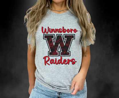 Winnsboro Red Raiders All Sports T-Shirt T-Shirt Follower Of Faith Apparel