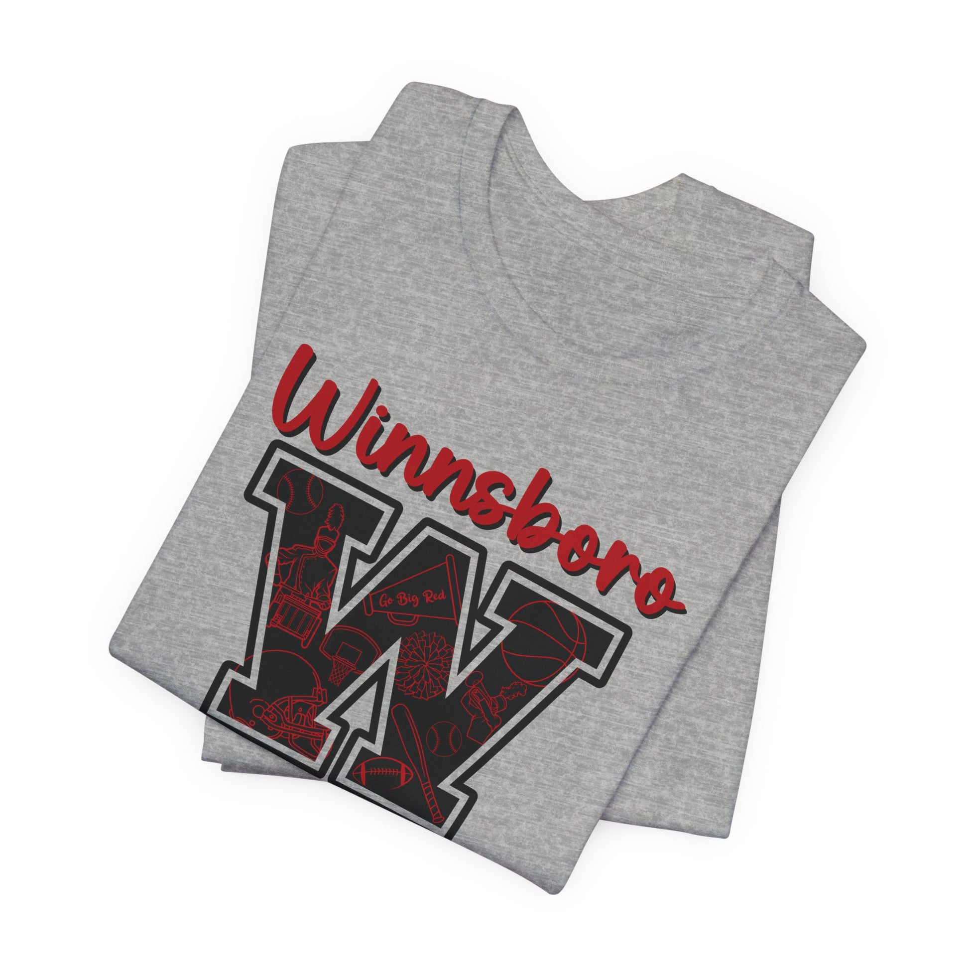 Winnsboro Red Raiders All Sports T-Shirt T-Shirt Follower Of Faith Apparel