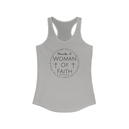 Women Of Faith Ladies Racerback Tank Top Tank Top Follower Of Faith Apparel