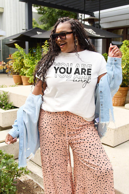 YOU ARE ENOUGH Ladies T-Shirt - Follower Of Faith Apparel