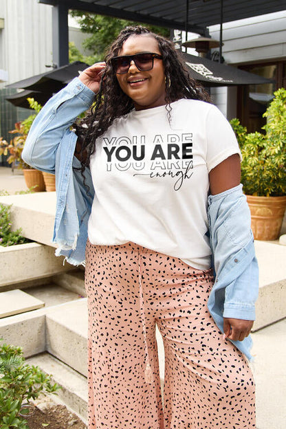 YOU ARE ENOUGH Ladies T-Shirt - Follower Of Faith Apparel