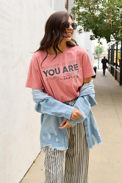 YOU ARE ENOUGH Ladies T-Shirt - Follower Of Faith Apparel