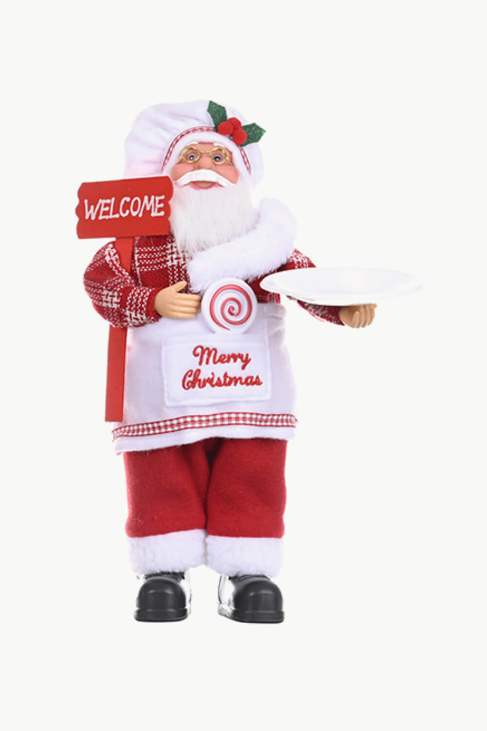 Christmas Standing Santa Claus Figure - Premium Home & Decor -  Follower Of Faith Apparel Christmas decor, Christmas decorations, Christmas santa stand up, H&Bi, new, new arrival, Santa, Santa Claus figurine, Santa decor, Ship From Overseas, Standing santa decoration Shop our Christian T-Shirts & Apparel