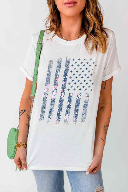 American Flag Floral Ladies T-Shirt - Premium Ladies T-Shirt -  Follower Of Faith Apparel 4th of July tee, american flag design, American flag t shirt, american flag tee, Floral american flag, Fourth of July tees, Independence day, independence day t shirt, Ladies american flag, ladies Short sleeve, ladies Short Sleeve t shirt, ladies Short Sleeve tee, new, new arrival, new arrivals, Ship From Overseas, SYNZ, Womens american flag Shop our Christian T-Shirts & Apparel